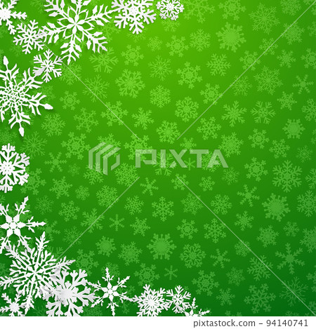 Christmas background of snowflakes 94140741