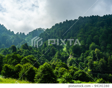 Caucasus mountain in georgian region Guria 94141160