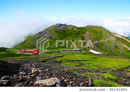 乘鞍山從山間小道到劍嶺和萬石天山的景色 乘鞍山從山間小道到劍嶺和萬石天山的景色 94141864