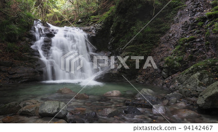 Forest and waterfall Forest and waterfall 94142467