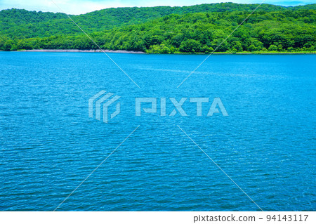 玉原湖 玉原水壩 湖景 初夏時節 94143117