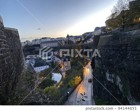 歐洲小國盧森堡的街道 94144855