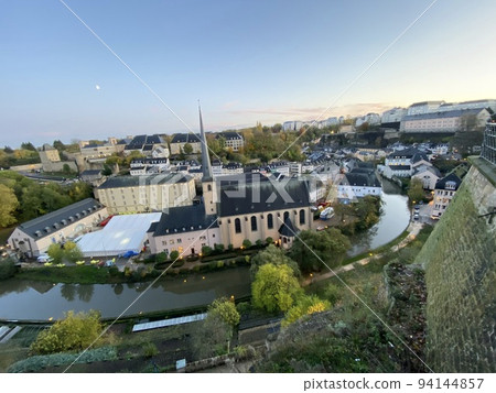 歐洲小國盧森堡的街道 94144857