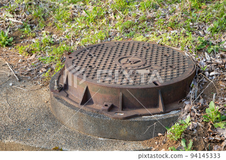 Shizuoka Prefectural emblem design manhole cover Shizuoka Prefectural emblem design manhole cover 94145333