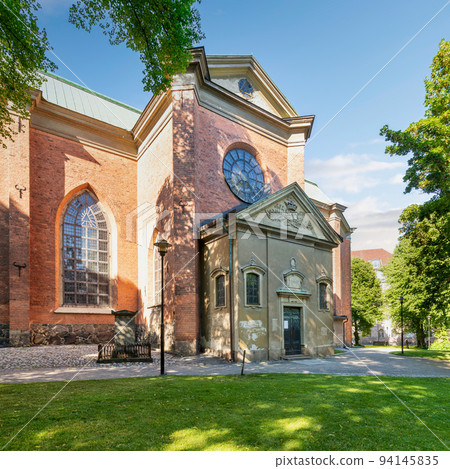 Entrance of Saint Clare Church, Klara Church, Swedish: Klara kyrka, located on Klara area, Norrmalm, Stockholm, Sweden Entrance of Saint Clare Church, Klara Church, Swedish: Klara kyrka, located on Klara area, Norrmalm, Stockholm, Sweden 94145835