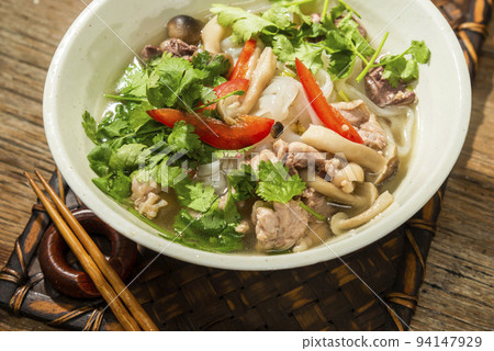 Chicken pho Vietnamese food 94147929