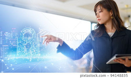 business, technology, digital tablet 94148835
