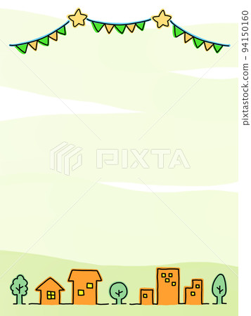 Background material with the image of a house 94150160