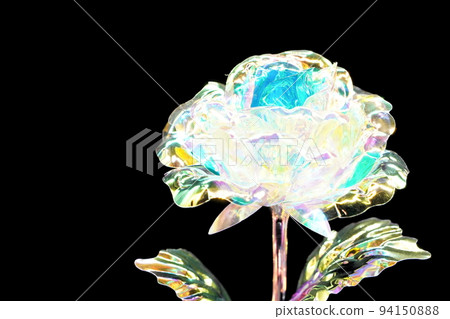 閃亮的極光玫瑰極光玫瑰透明藍 閃亮的極光玫瑰極光玫瑰透明藍 94150888