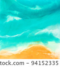 Abstract painting background in a gentle light blue color. Natural luxury abstract fluid, liquid art painting. Tender, modern futuristic, dynamic and dreamy artwork. Textured colorful oil paint. 94152335