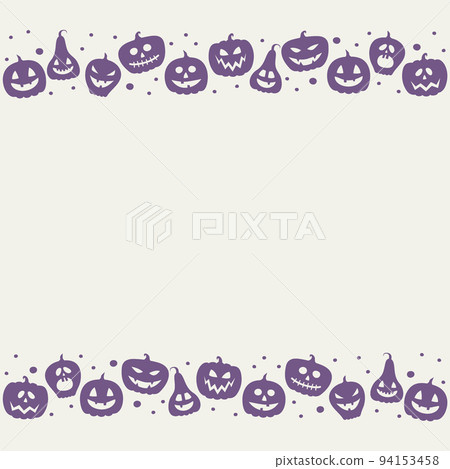 Halloween background with funny pumpkin lanterns. Vector Halloween background with funny pumpkin lanterns. Vector 94153458