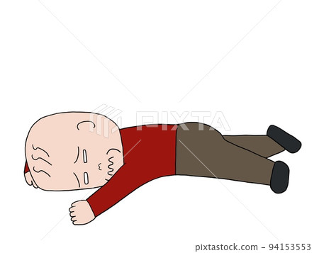 old man falling 94153553