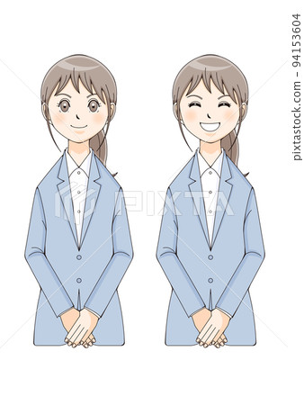Female suit anime-style front 94153604