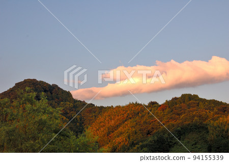 靜岡市里山的秋日夕陽 靜岡市里山的秋日夕陽 94155339