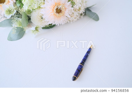 ballpoint pen and bouquet ballpoint pen and bouquet 94156856