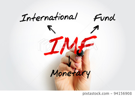 IMF - International Monetary Fund acronym, business concept background IMF - International Monetary Fund acronym, business concept background 94156908