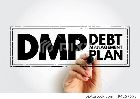 DMP - Debt Management Plan acronym, business concept background 94157553