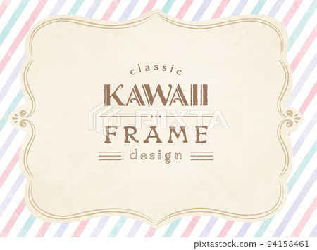 retro frame design 94158461