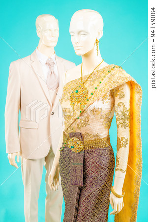 Wedding dress Thai vintage style Wedding dress Thai vintage style 94159084