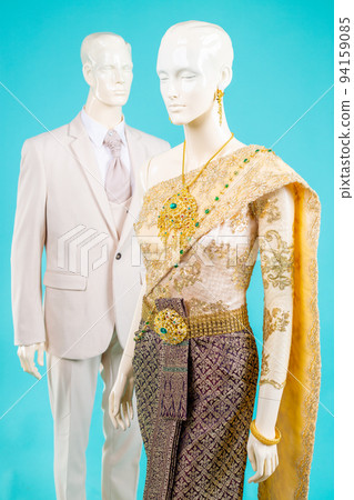 Wedding dress Thai vintage style Wedding dress Thai vintage style 94159085