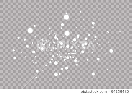 Falling snow on a transparent background. Falling snow on a transparent background. 94159480