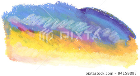 Cute background art drawn with rough and colorful oil pastels Cute background art drawn with rough and colorful oil pastels 94159895