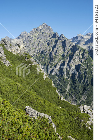 High Tatras scenery from Slavkov lookout, High Tatras, Slovakia 94161223