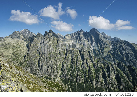 High Tatras scenery from Slavkov lookout, High Tatras, Slovakia High Tatras scenery from Slavkov lookout, High Tatras, Slovakia 94161226
