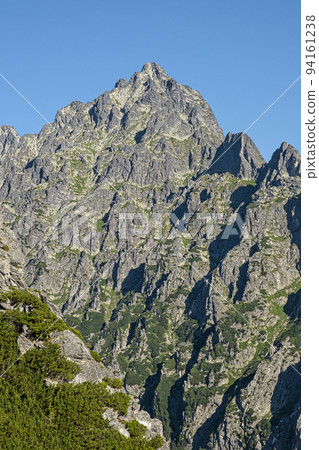 Prostredny hrot from Slavkovsky peak, High Tatras, Slovakia Prostredny hrot from Slavkovsky peak, High Tatras, Slovakia 94161238