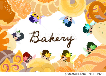 麵包店傳單和明信片的時尚設計 麵包店傳單和明信片的時尚設計 94161929