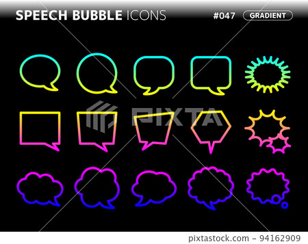 與語音氣泡相關的漸變樣式圖標集_047 與語音氣泡相關的漸變樣式圖標集_047 94162909