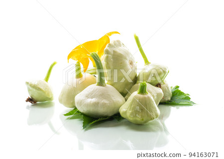 fresh organic squash isolated on white background 94163071