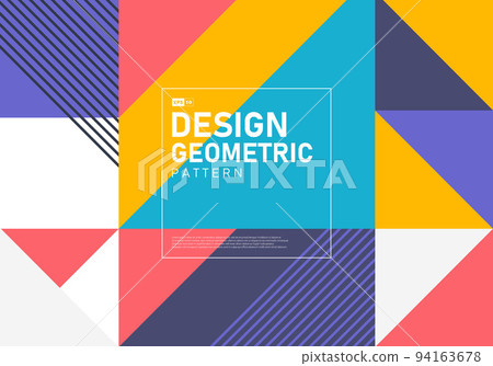 Abstract geometric symbol design decorative artwork design. Abstract geometric symbol design decorative artwork design. 94163678
