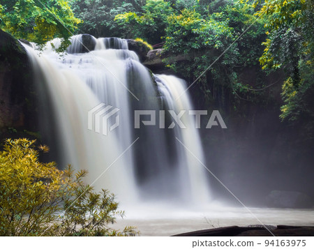 Haew Suwat Waterfall,Rain forest at Nakhon Ratchasima Province.Thailand Haew Suwat Waterfall,Rain forest at Nakhon Ratchasima Province.Thailand 94163975
