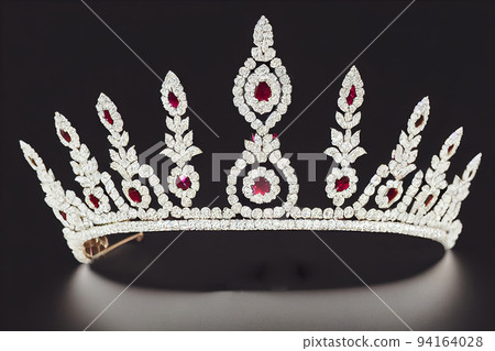 Royal crown with jewellery stones 94164028