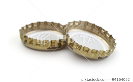 Caps for beer bottles isolated. 94164092