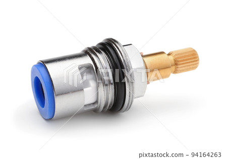 Faucet cartridge isolated on white. 94164263