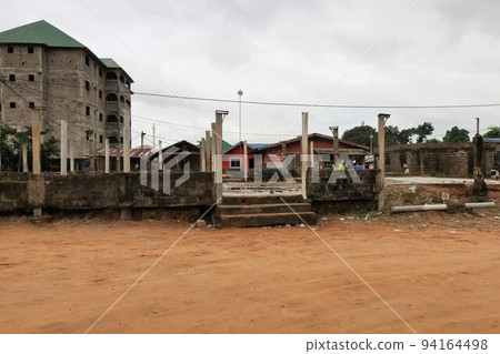 Samkai Town (former Sierra Leone refugee camp) in the outskirts of Monrovia, the capital of the Republic of Liberia Samkai Town (former Sierra Leone refugee camp) in the outskirts of Monrovia, the capital of the Republic of Liberia 94164498