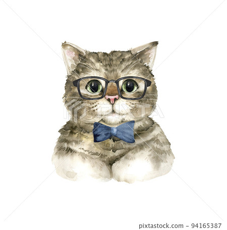 cat, animal, watercolor 94165387