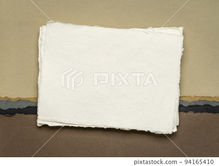 sheet of white Khadi rag paper 94165410