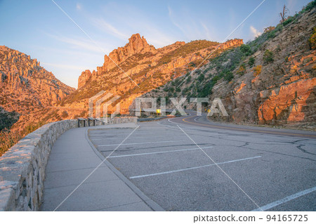 Mount Lemmon, Arizona- Scenic overlooking view of mountain landscape during sunset 94165725