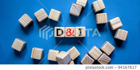 D and I, Diversity and inclusion symbol. Concept words D and I, diversity and inclusion on wooden cubes on beautiful blue background. Business, D and I, diversity and inclusion concept. D and I, Diversity and inclusion symbol. Concept words D and I, diversity and inclusion on wooden cubes on beautiful blue background. Business, D and I, diversity and inclusion concept. 94167617