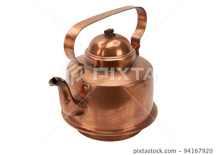 Vintage antique copper teapot 94167920