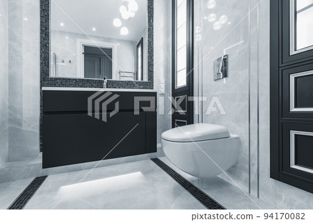 Interior of the toilet inside of the flat. 94170082