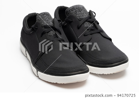 Simple black cloth pair shoes Simple black cloth pair shoes 94170725
