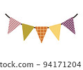 Halloween color garland 94171204
