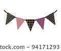 Halloween color garland 2 94171293