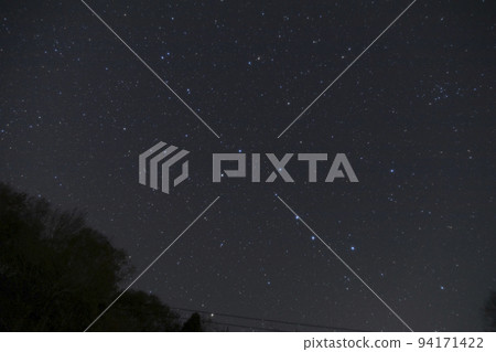 冬季星空北斗七星 冬季星空北斗七星 94171422