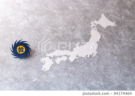 Climate change caused by global warming will increase the size of typhoons Climate change caused by global warming will increase the size of typhoons 94174464