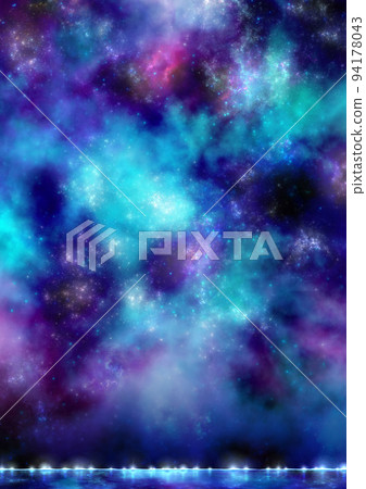 夜海和星空地平線上的光 94178043